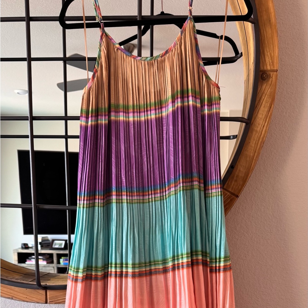Color Block Sleeveless Maxi Dress NOT WORN